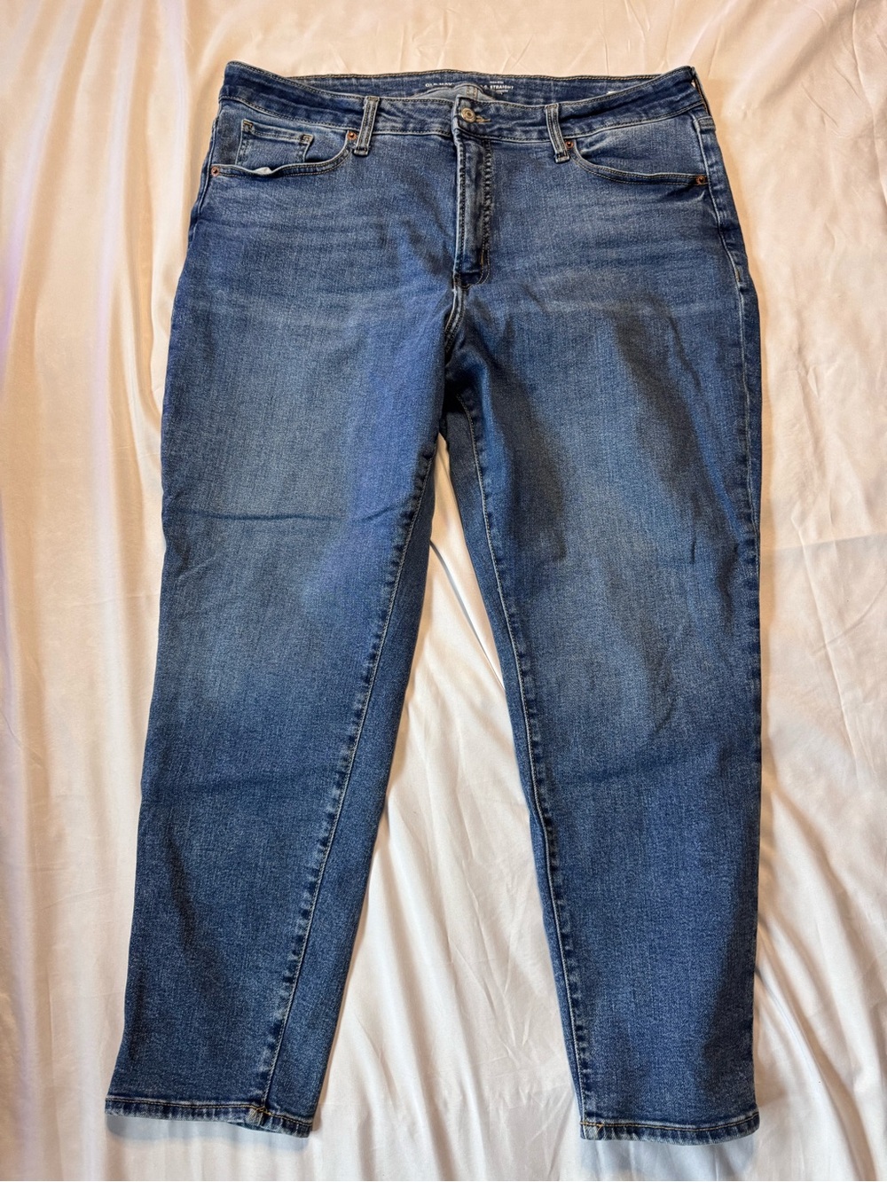 Old Navy Dark Blue OG Straight Jeans